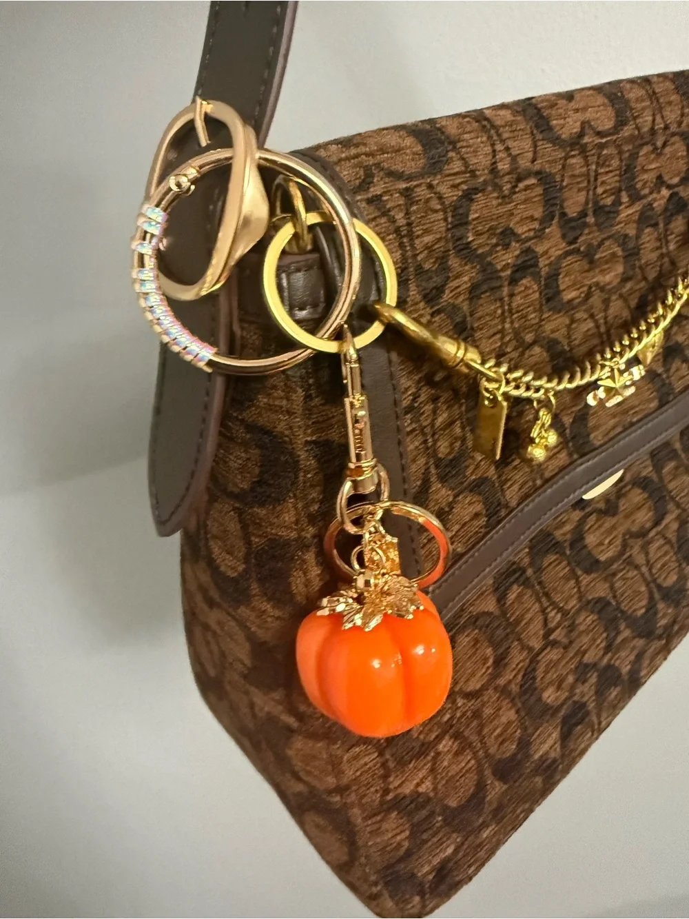 Orange Pumpkin Charm